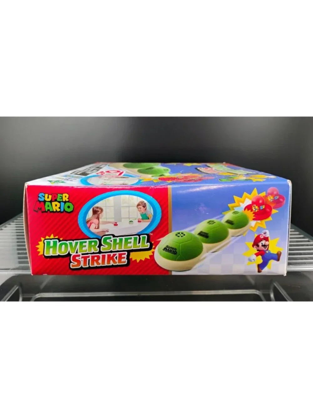 Super Mario Hover Shell Strike Air Hockey Game Set